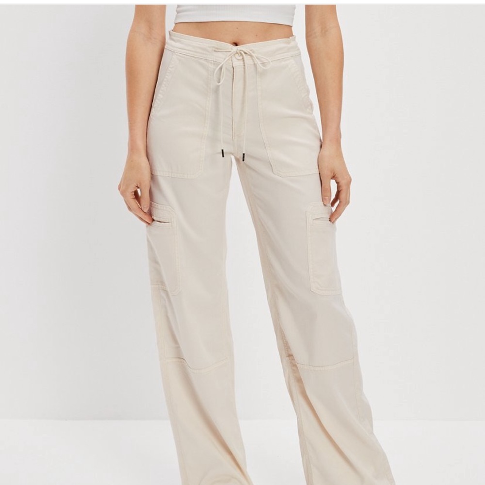 AE Dreamy Drape Stretch Baggy Wide-Leg Cargo Pant